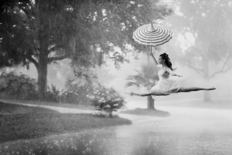 Dancer with Umbrella