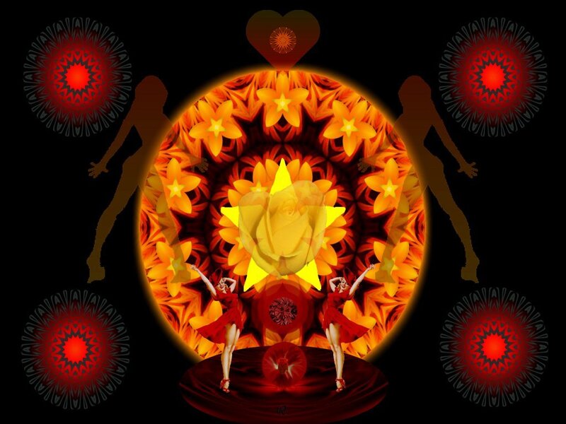 Dancers in Mandala