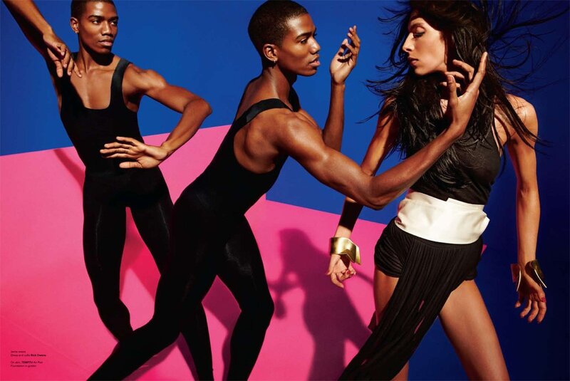 Dancers in motion