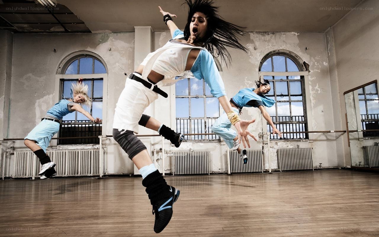Dancers in motion