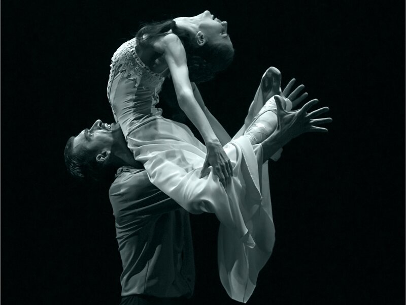 Dancers in Performance — Black, Dramatic, Night