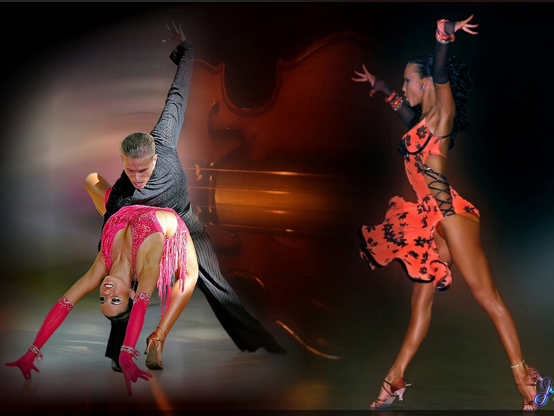 Dancers in Performance — Black
