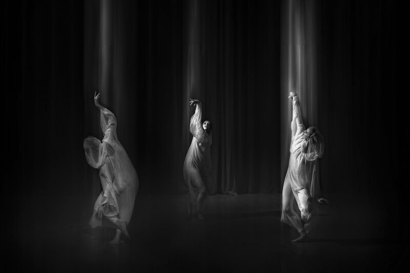 Dancers in White Dresses