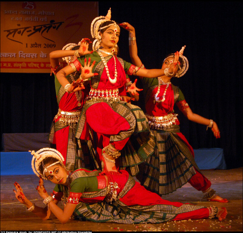 Dancers Performing Classical Dance
