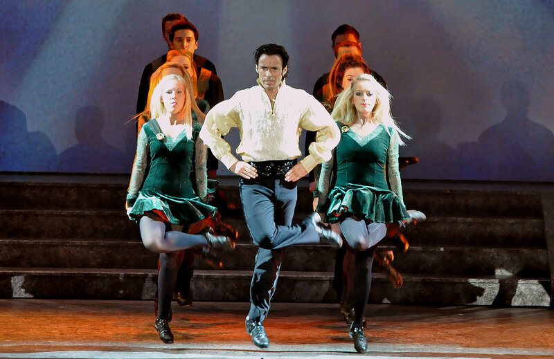 Dancers performing on stage