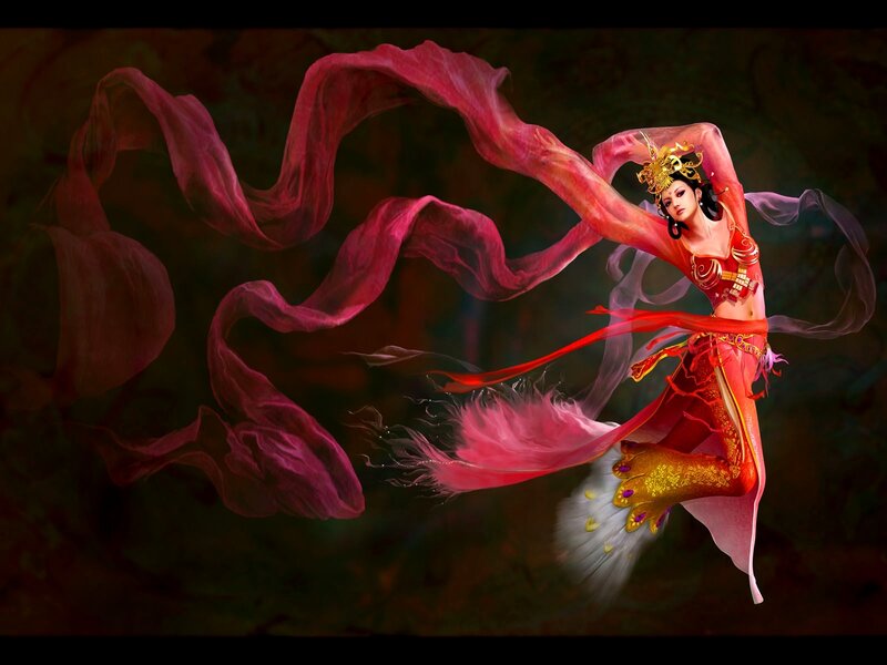 dancing celestial being