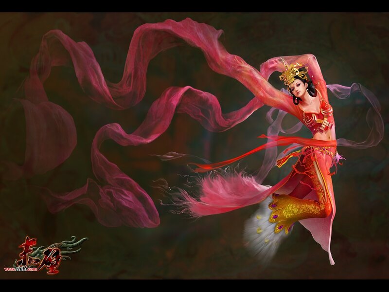 dancing celestial maiden