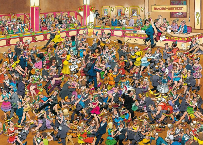 Dancing contest chaos