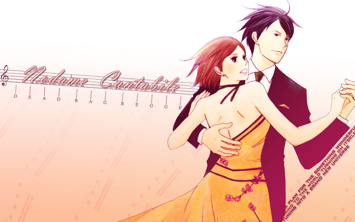 Dancing couple in formal wear