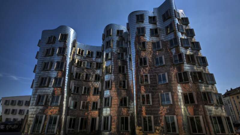 Dancing House Building — Silver
