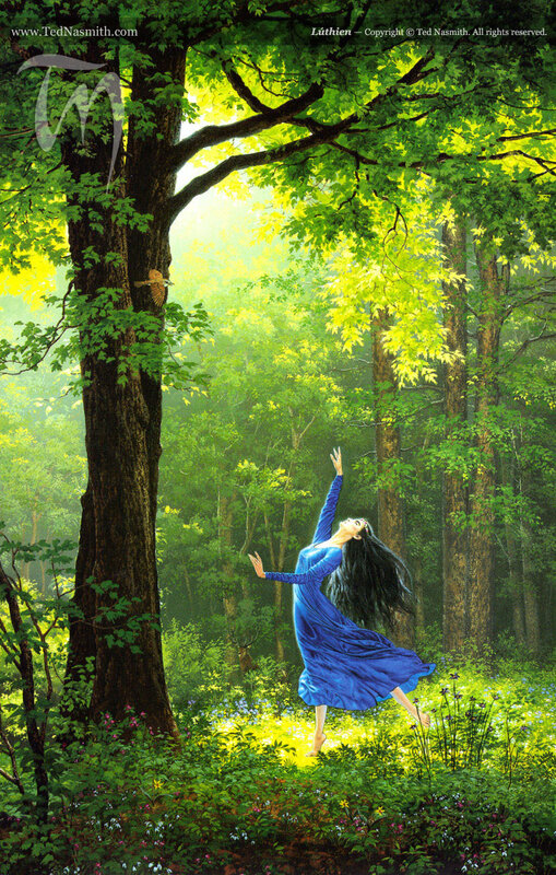 Dancing in the forest