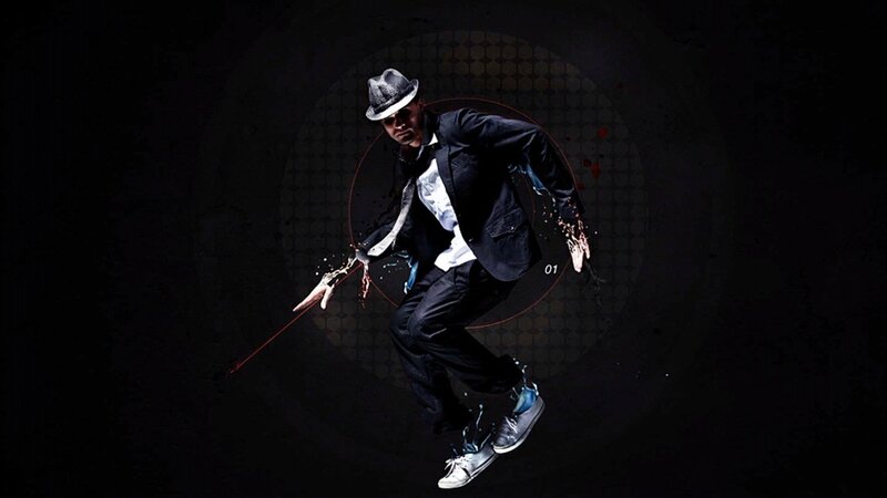 dancing man in fedora