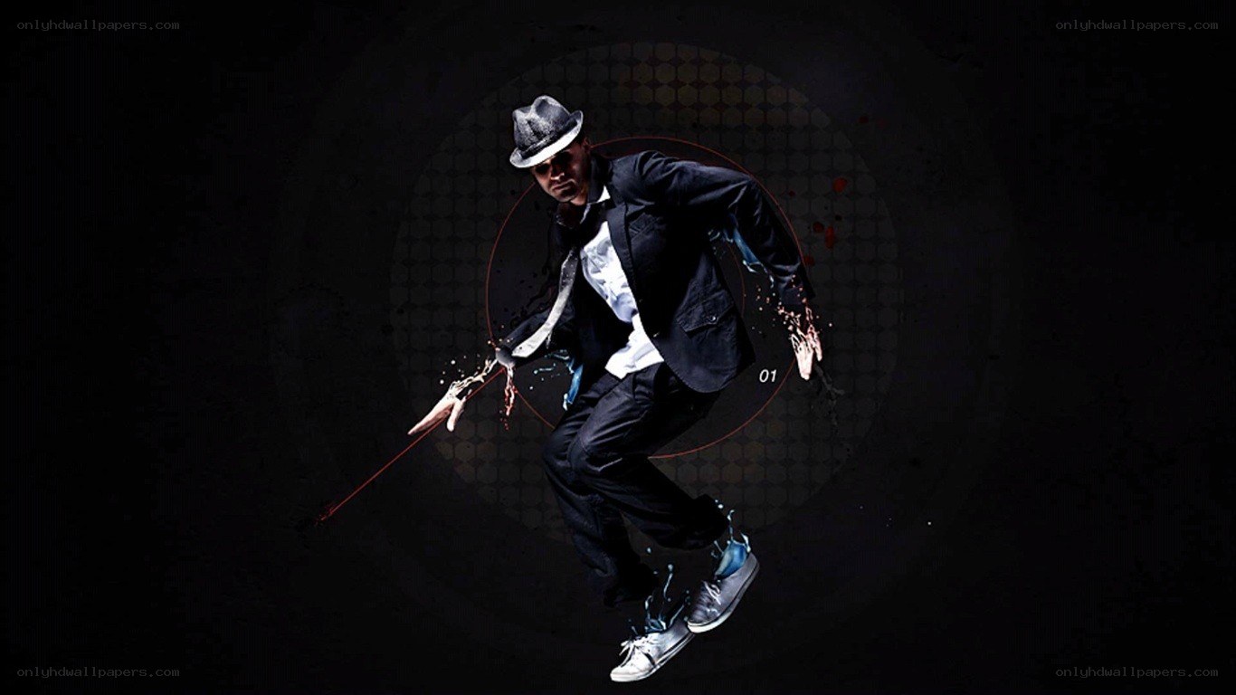 dancing man in fedora
