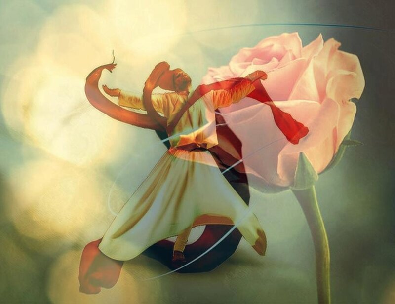 Dancing Man with Rose