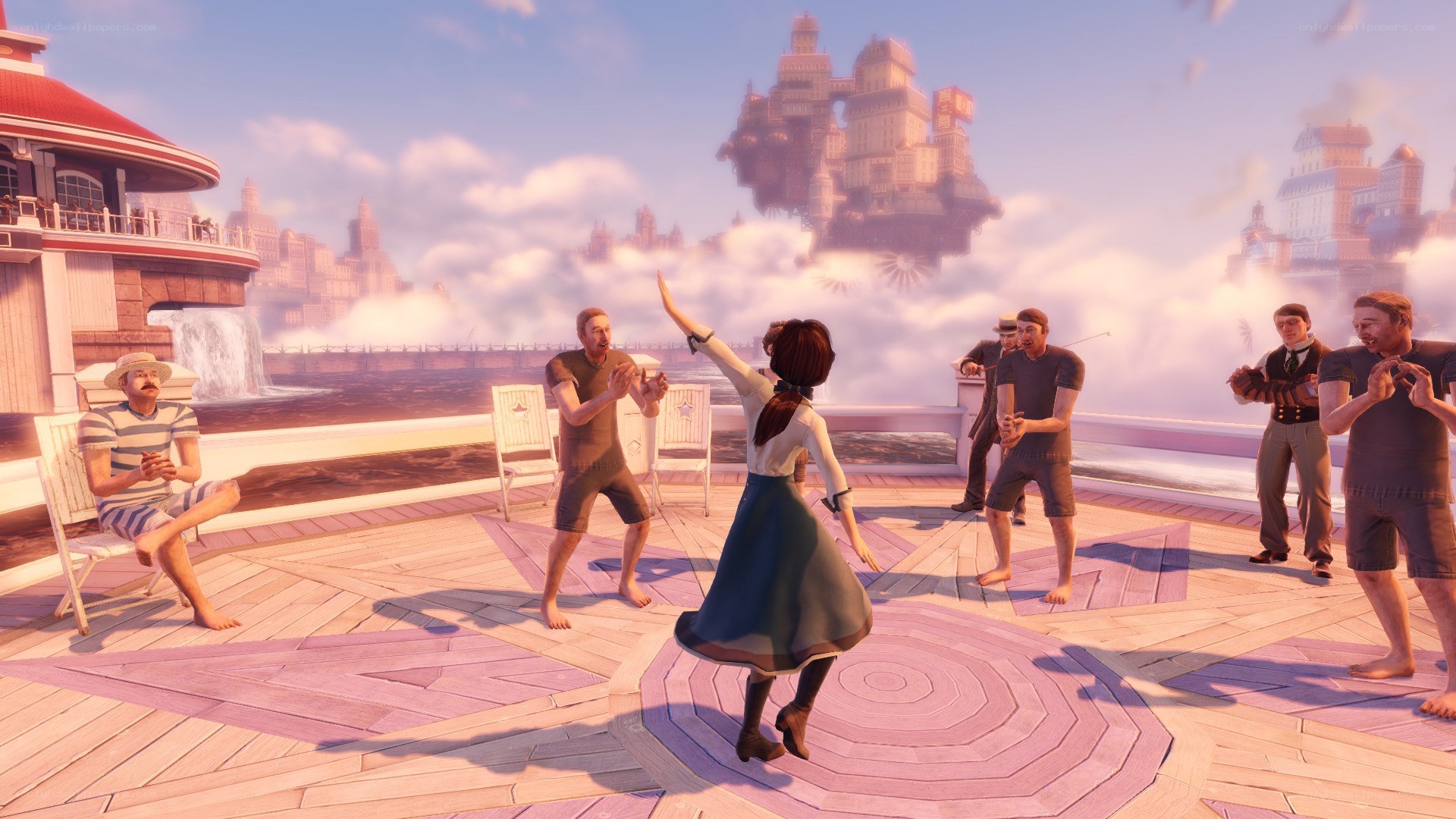 Dancing on a sky deck