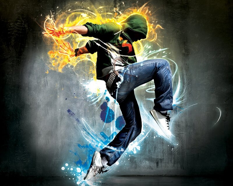 Dancing Person in Hoodie