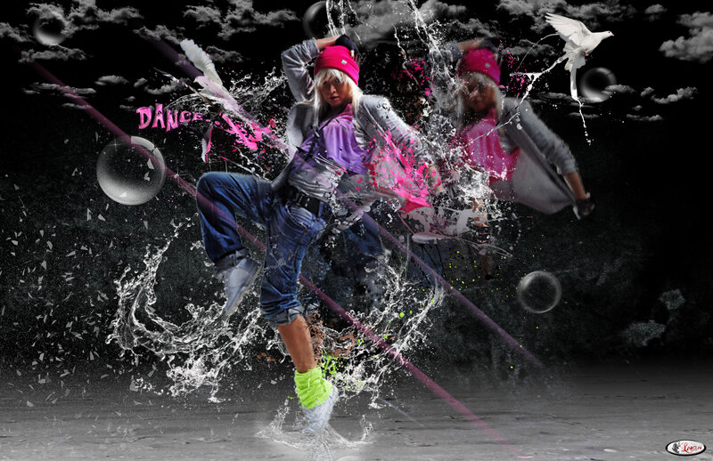 Dancing Person in Water