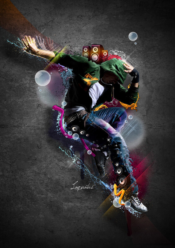 dancing with sound and color