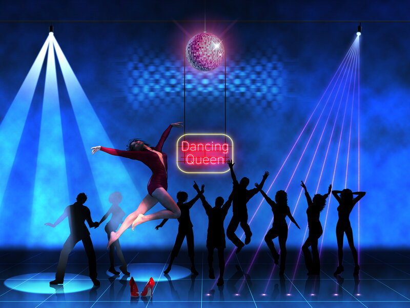 Dancing Woman in Red