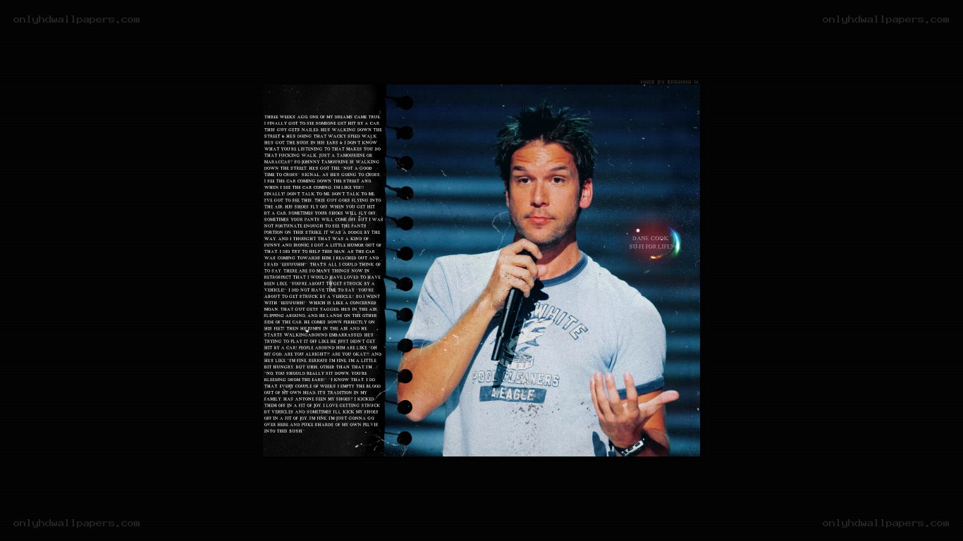 Dane Cook performing stand-up