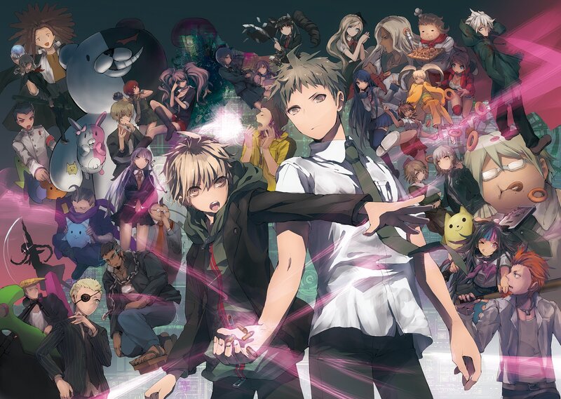 Danganronpa character ensemble