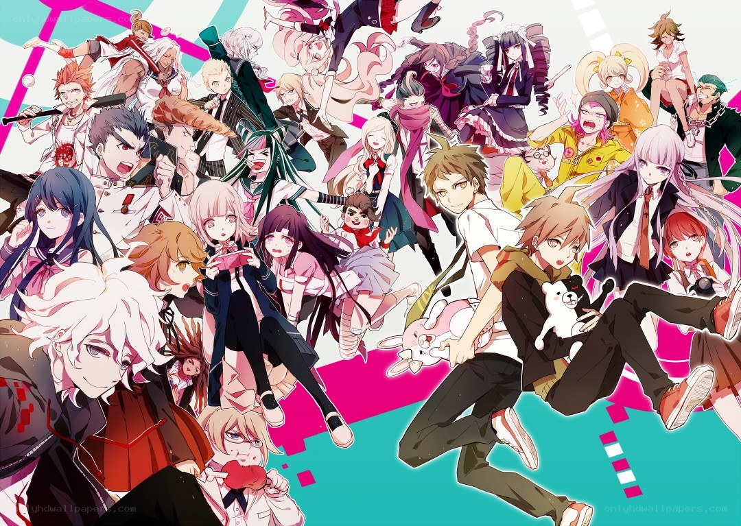 Danganronpa character ensemble