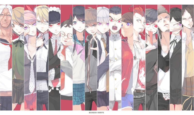 Danganronpa character lineup