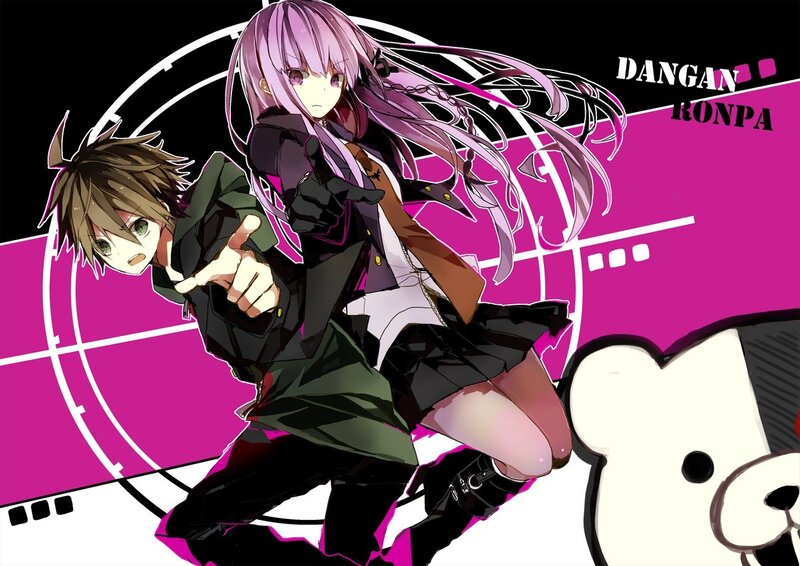 Danganronpa characters in action