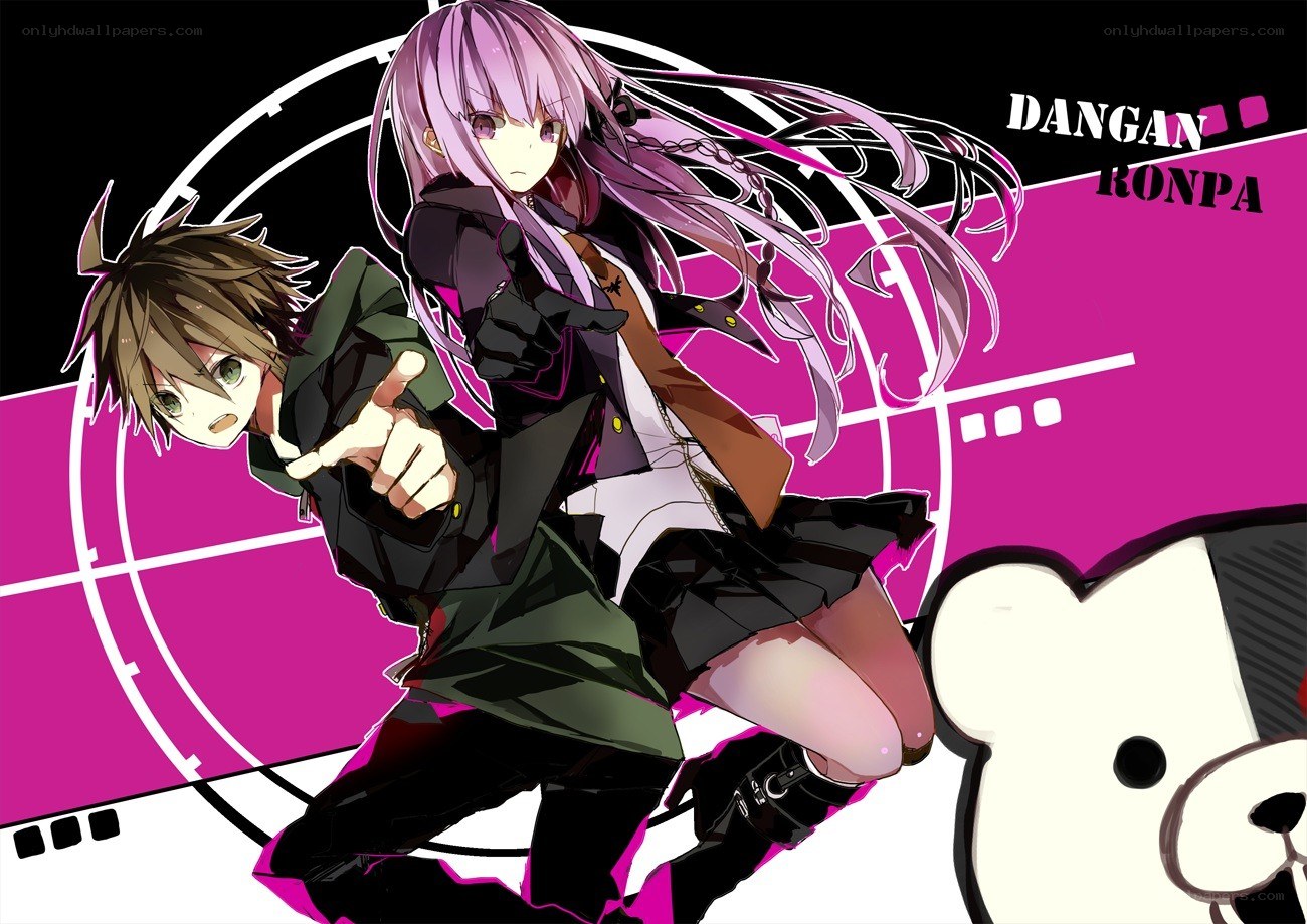 Danganronpa characters in action