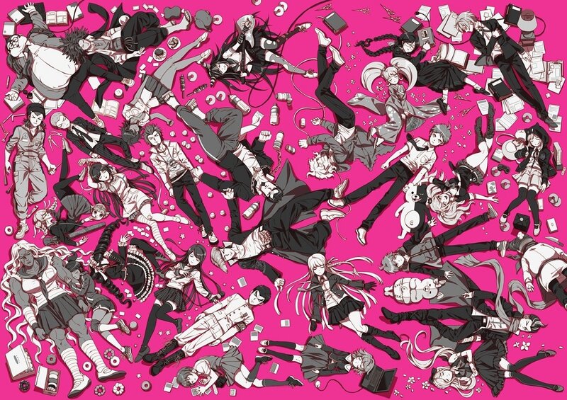 Danganronpa characters in chaos