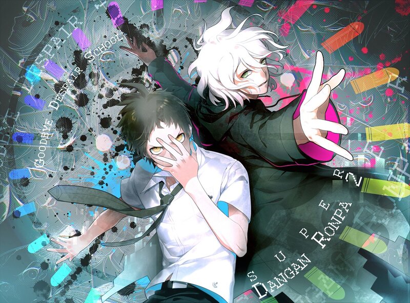 Danganronpa characters in dynamic pose