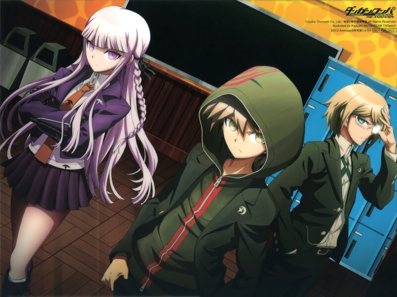 Danganronpa characters in school