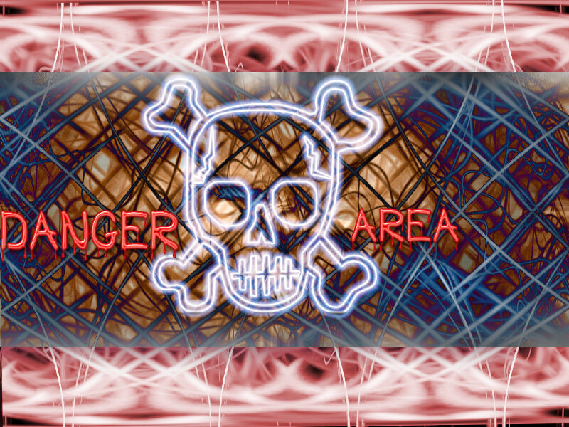 Danger Area Warning Sign