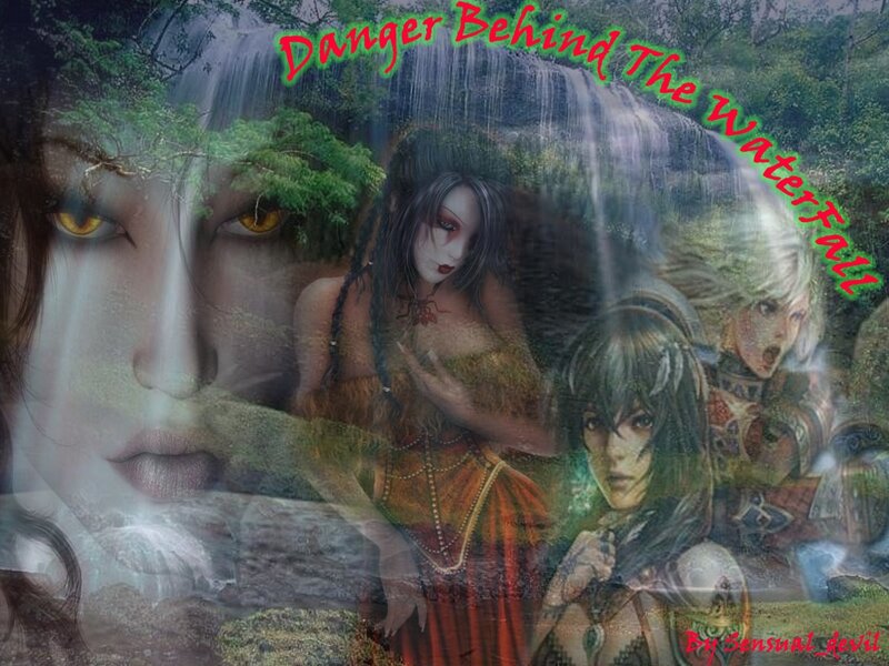 Danger Behind The Waterfall