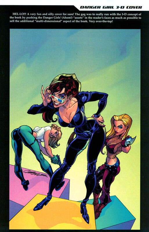 Danger Girl 3-D Cover Art