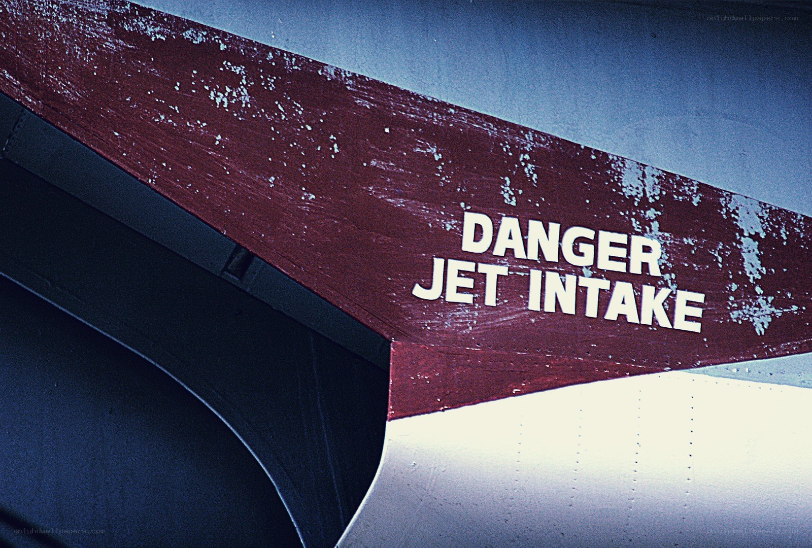 Danger Jet Intake Warning