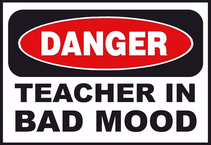 Danger Sign with Text