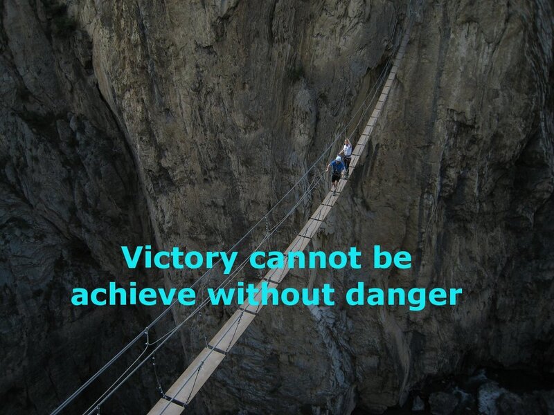 Dangerous bridge victory