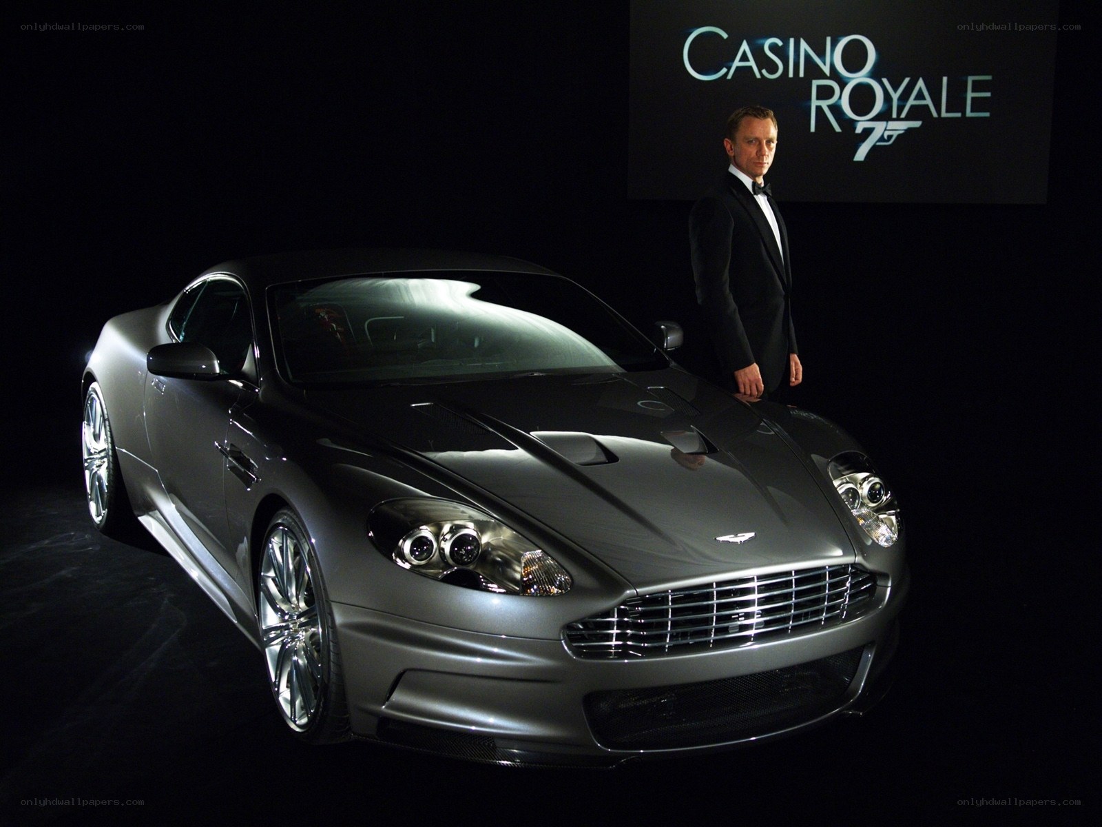Daniel Craig with Aston Martin