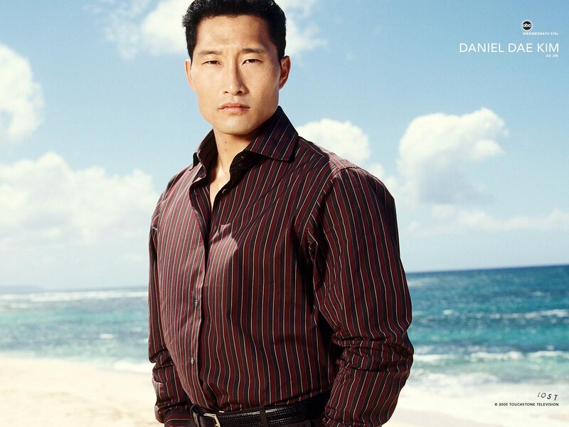 Daniel Dae Kim on beach