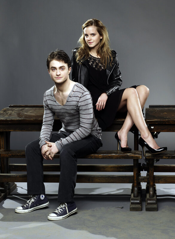 Daniel Radcliffe and Emma Watson