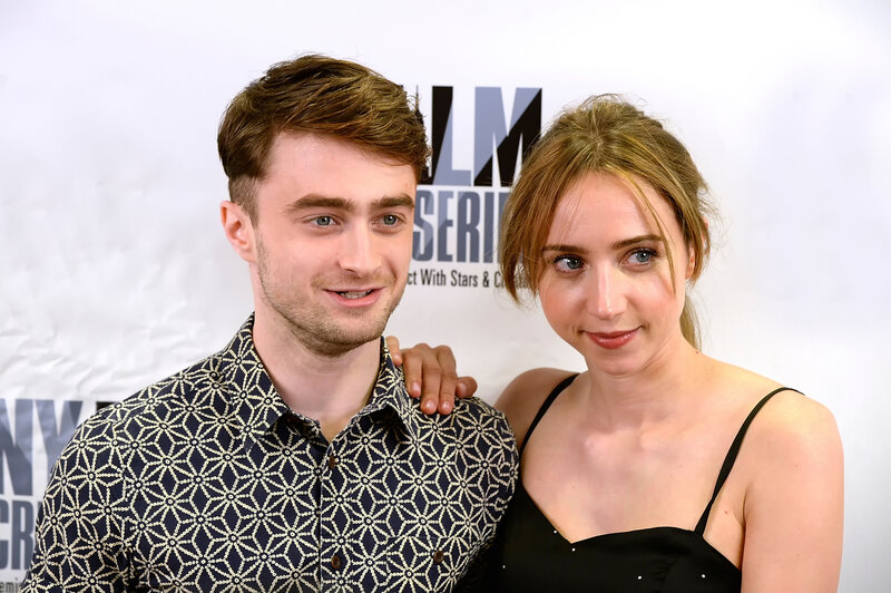 Daniel Radcliffe and Zoe Kazan at event