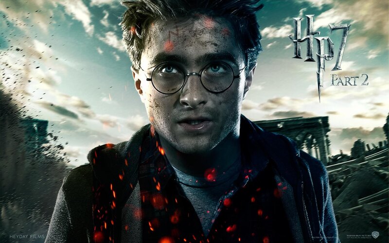 Daniel Radcliffe as Harry Potter — Blue, Dramatic