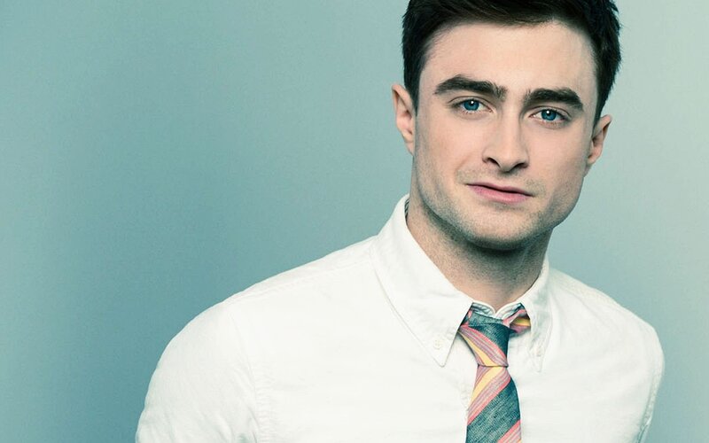 Daniel Radcliffe in white shirt
