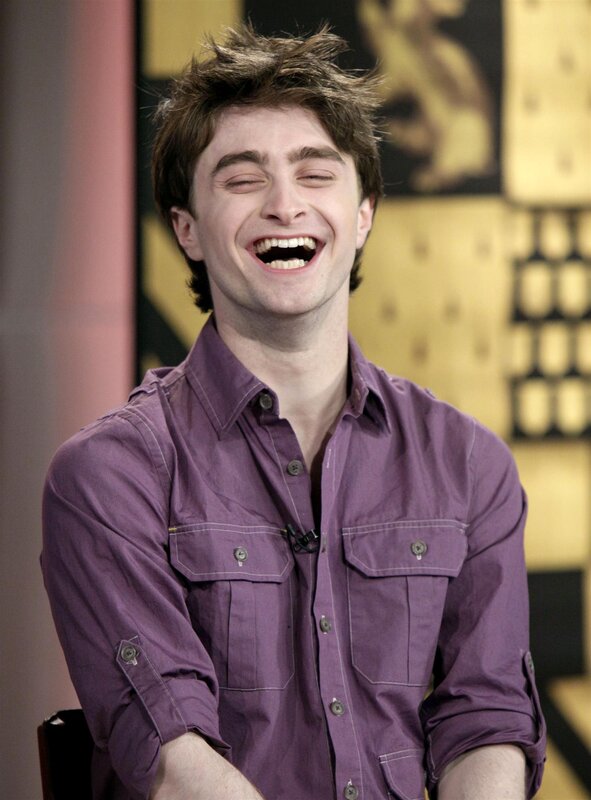 Daniel Radcliffe laughing