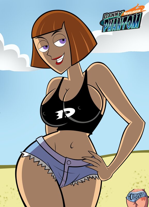 Danny Phantom character in swimwear
