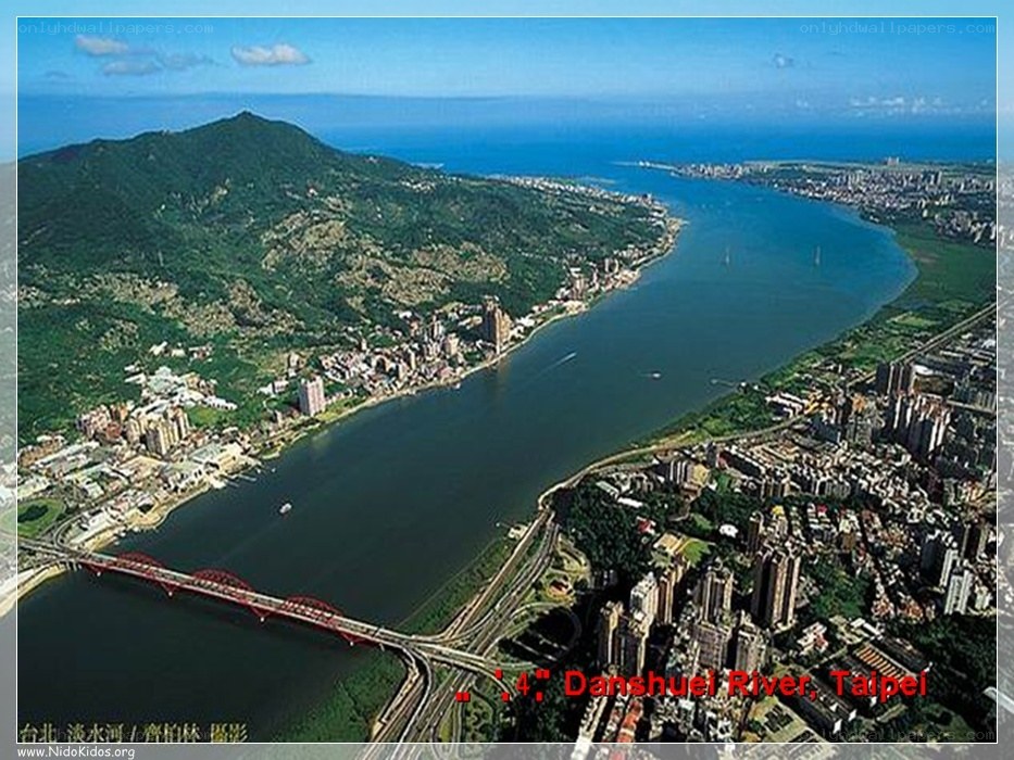 Danshui River in Taipei