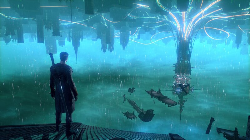 dante in a flooded city