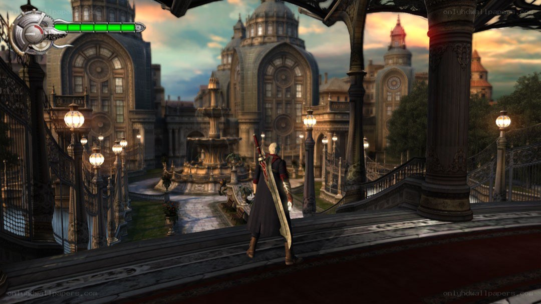 dante in a gothic city