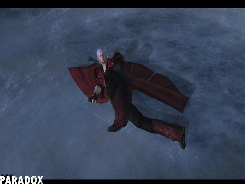 Dante in mid-air action
